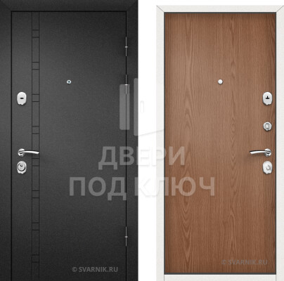 Утепленная входная металлическая дверь в коттедж ДПК-9877