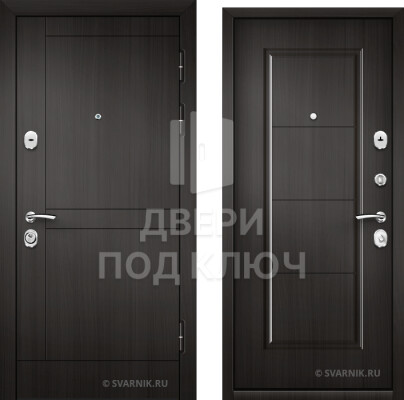 Металлическая входная дверь с установкой для квартиры ДПК-7681