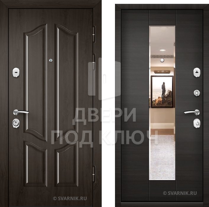 Утепленная входная дверь на дачу ДПК-10036